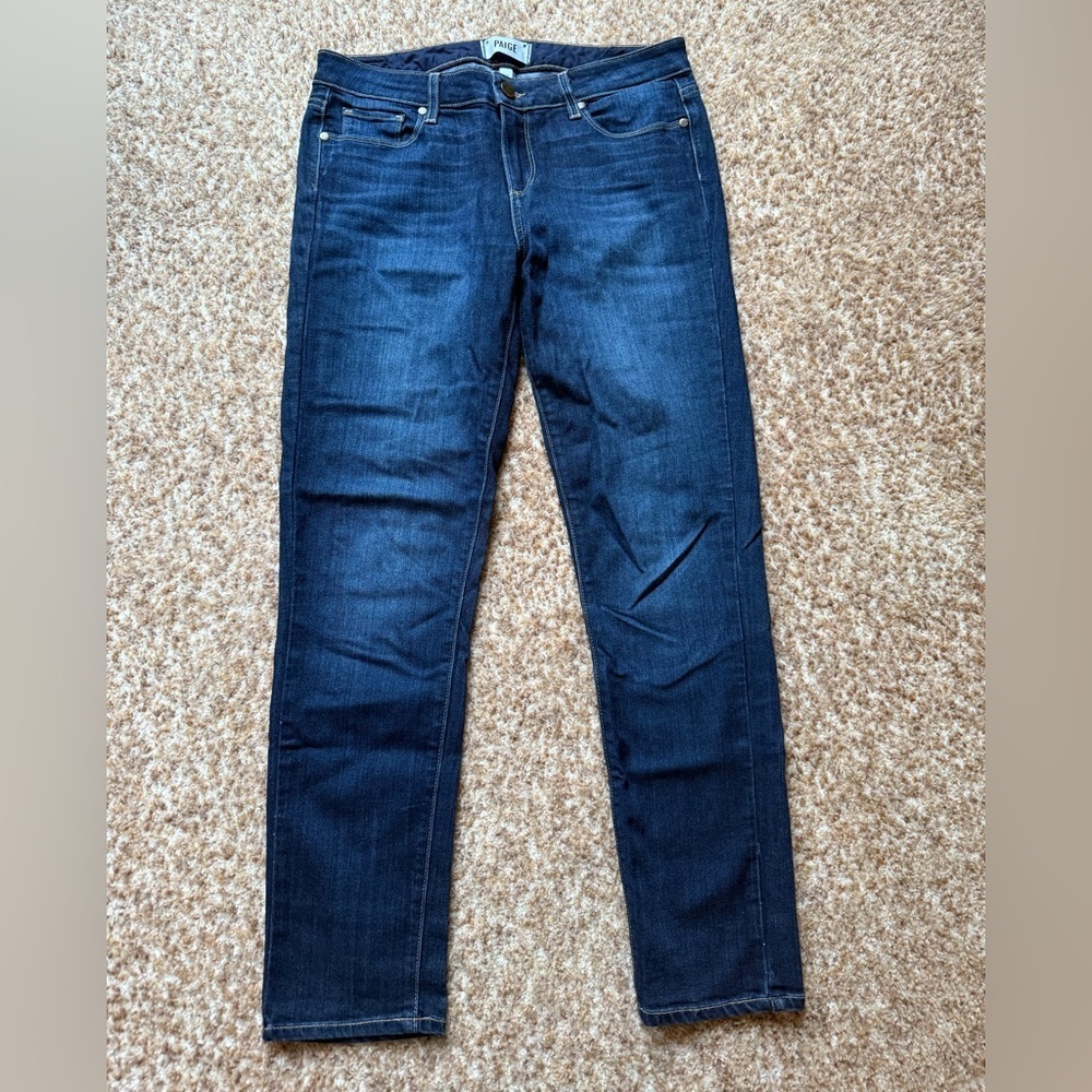 Paige Jeans Skyline Ankle Peg Sz 29 Denim Mid Rise USA Made